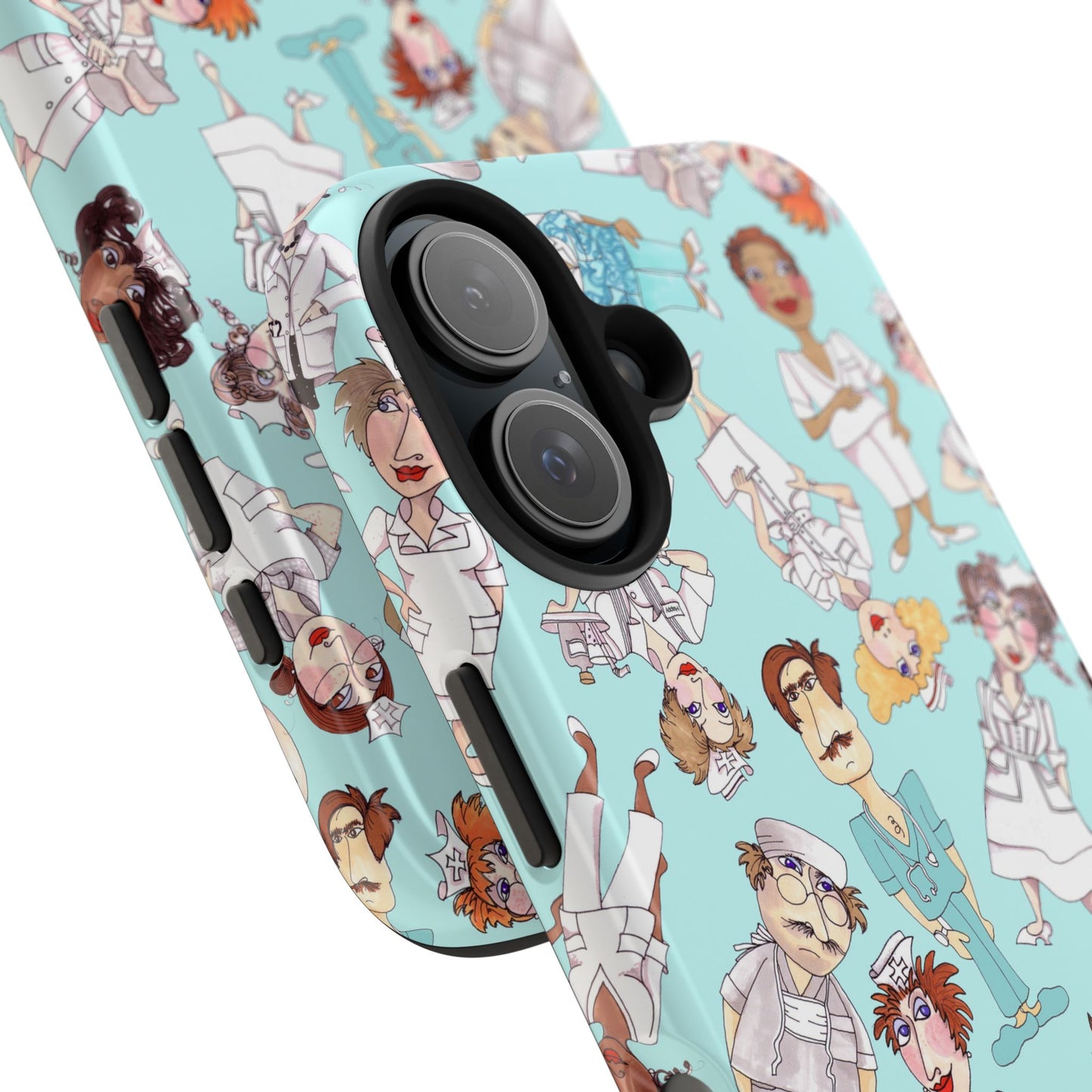 Happy Staff Aqua Phone Case