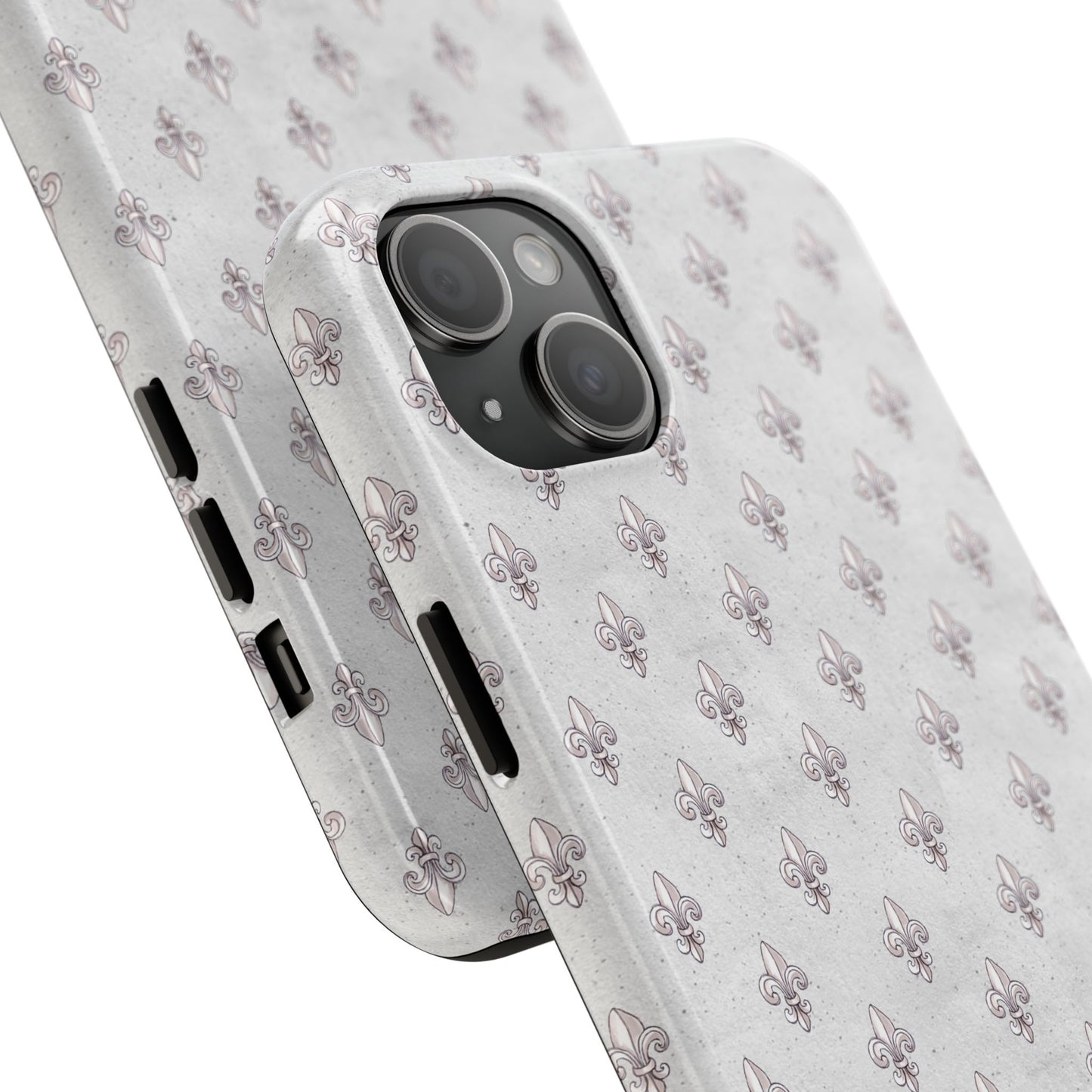 Fleurs Silver Phone Case