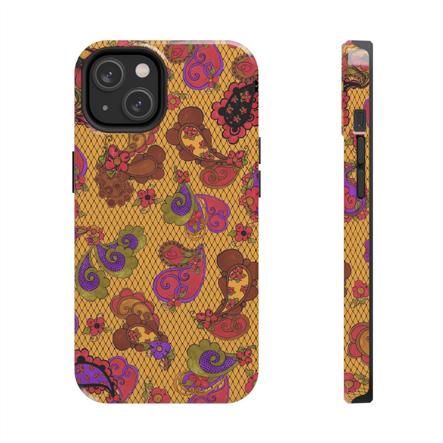 Posie Paisley Gold Phone Case
