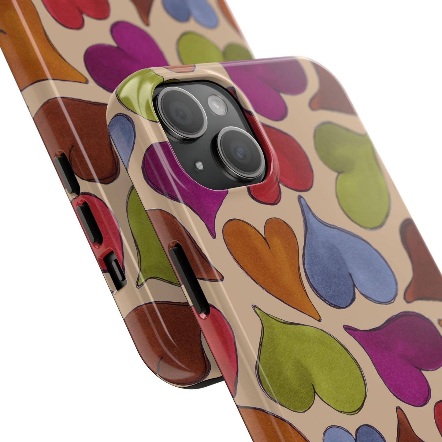 Big Hearted Khaki Phone Case