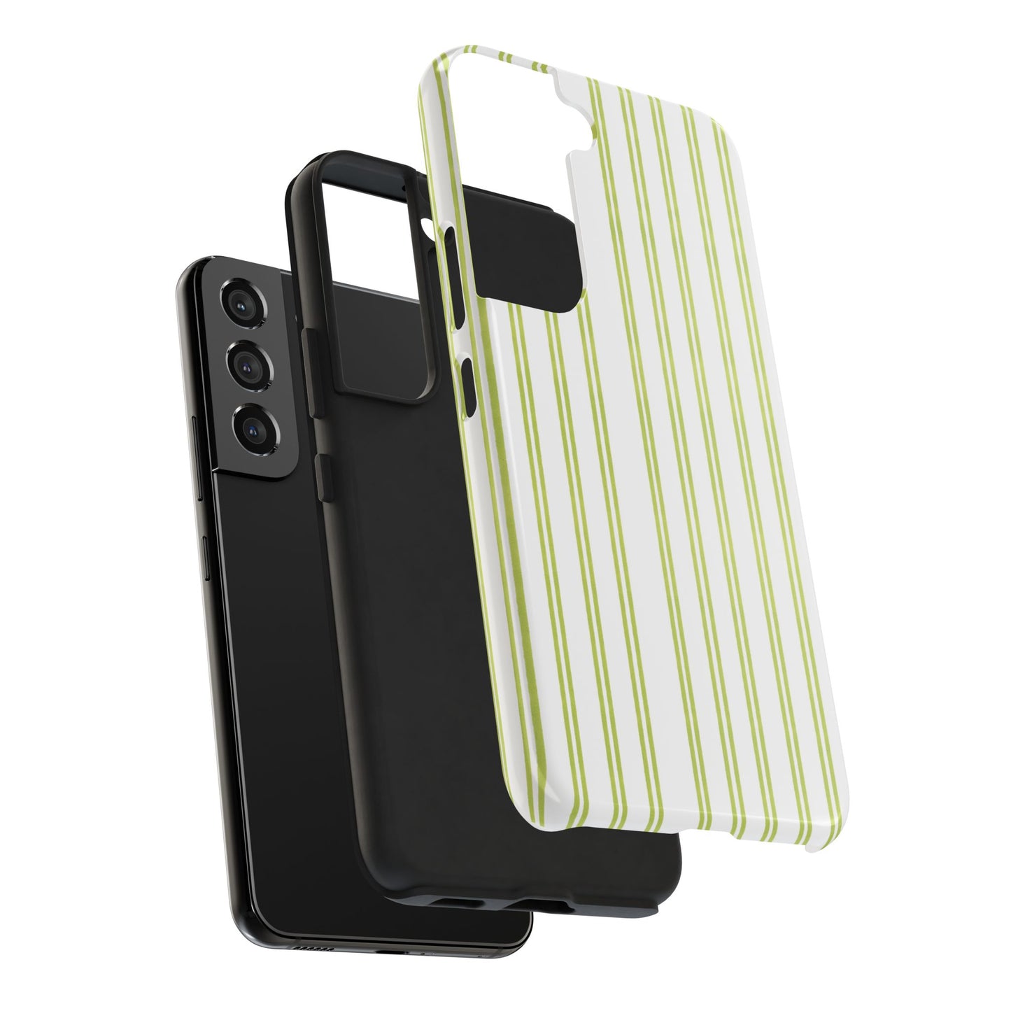 Green Double Stripe Phone Case