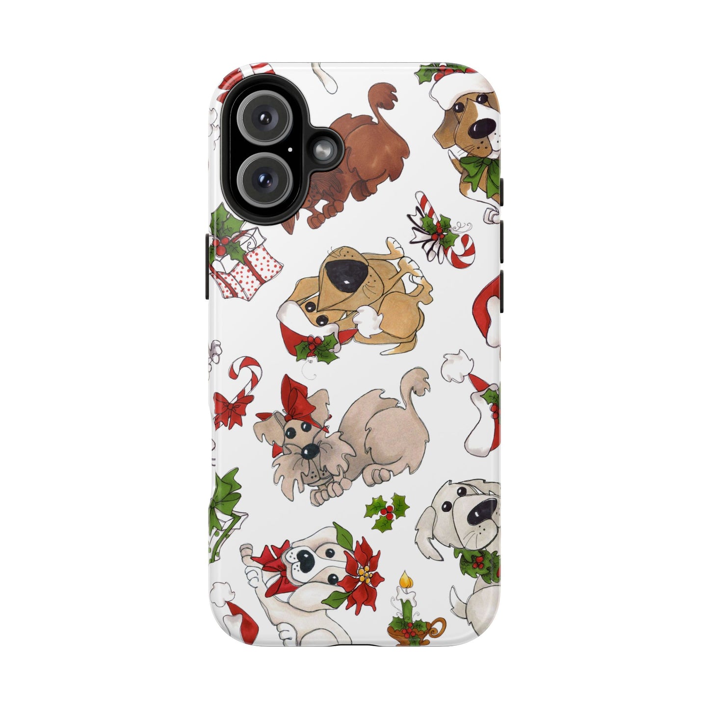 Doggie Toss White Phone Case