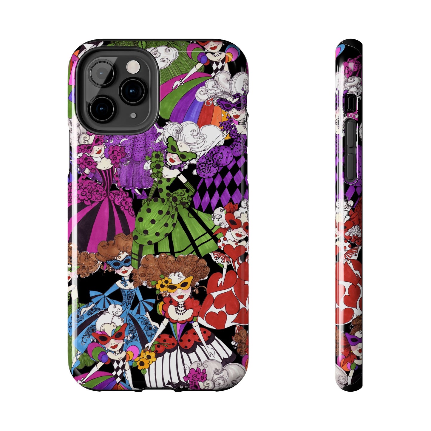 Crowded Dance Floor Black Phone Case