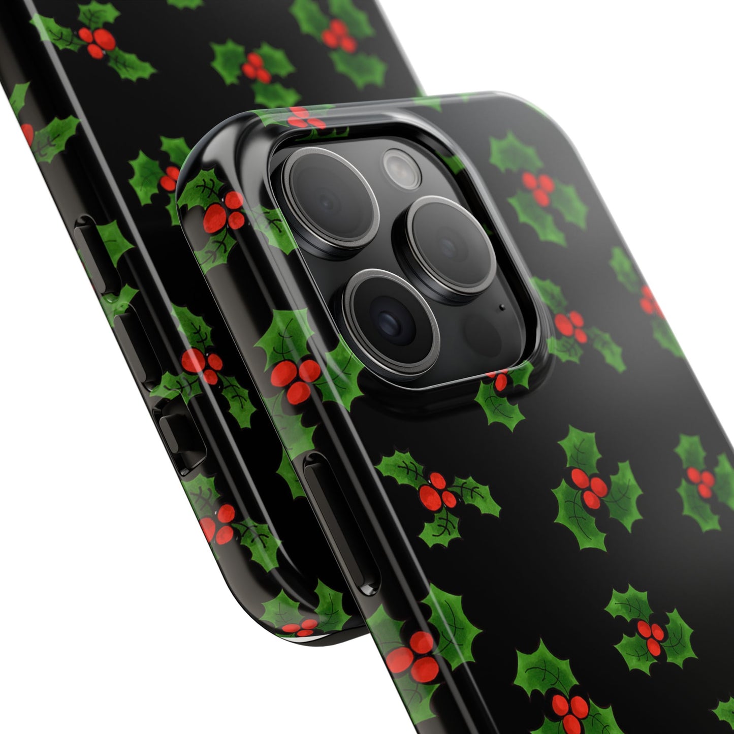 Lotsa Holly Black Phone Case