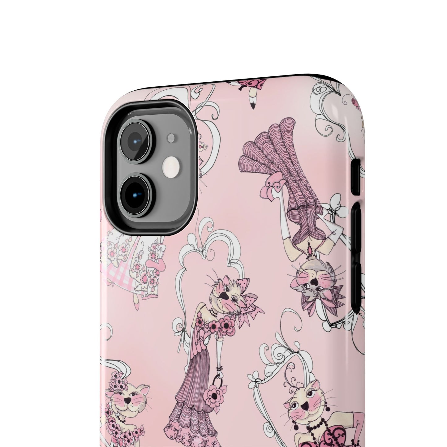 Lady Cats Tossed Phone Case