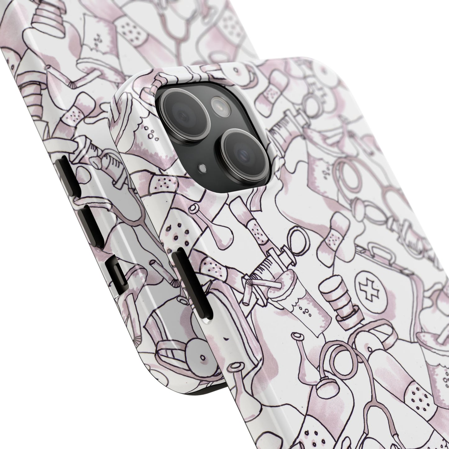 Med Stuff White Phone Case