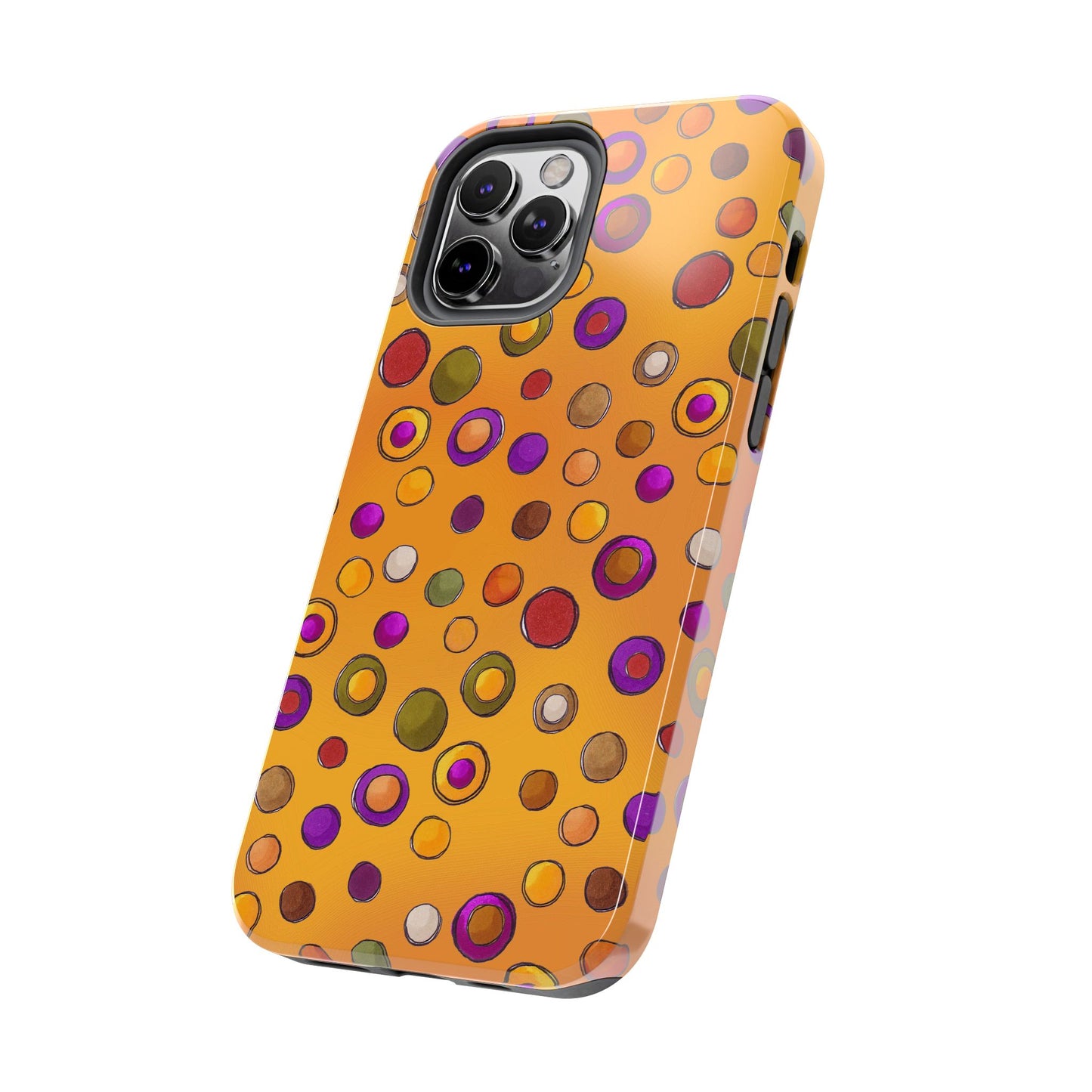 Double Dot Yellow Phone Case