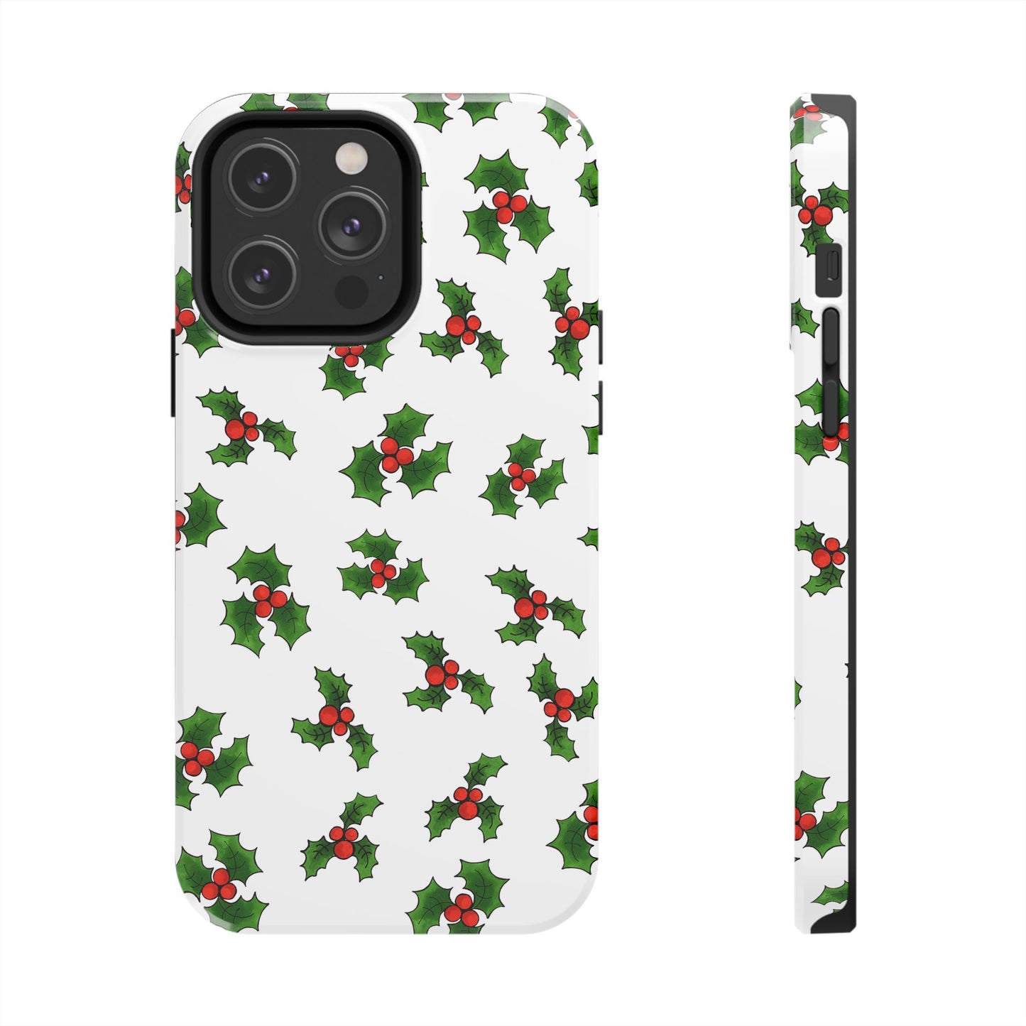 Lotsa Holly White Phone Case