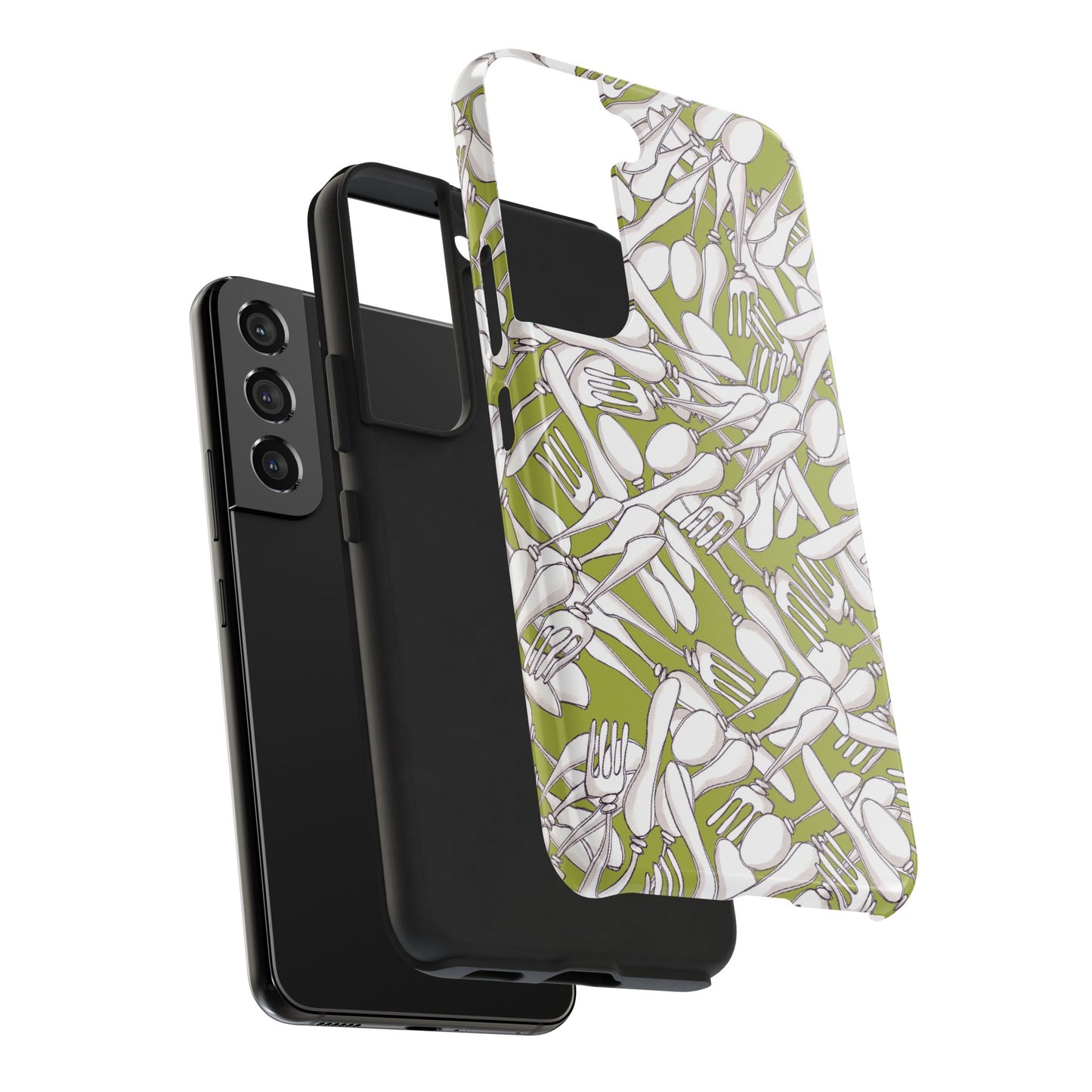 Silverware Wars Green Phone Case