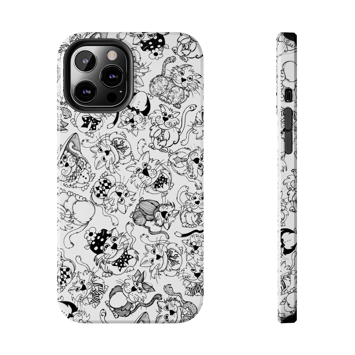 So Kitties Tossed White Phone Case
