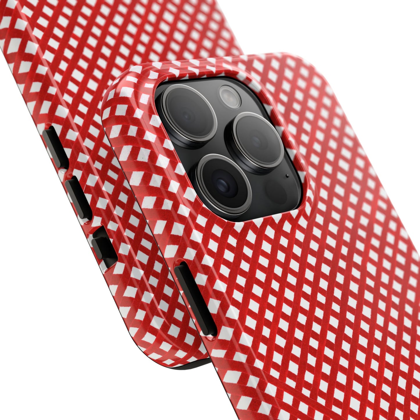 Trellis Check Red Phone Case