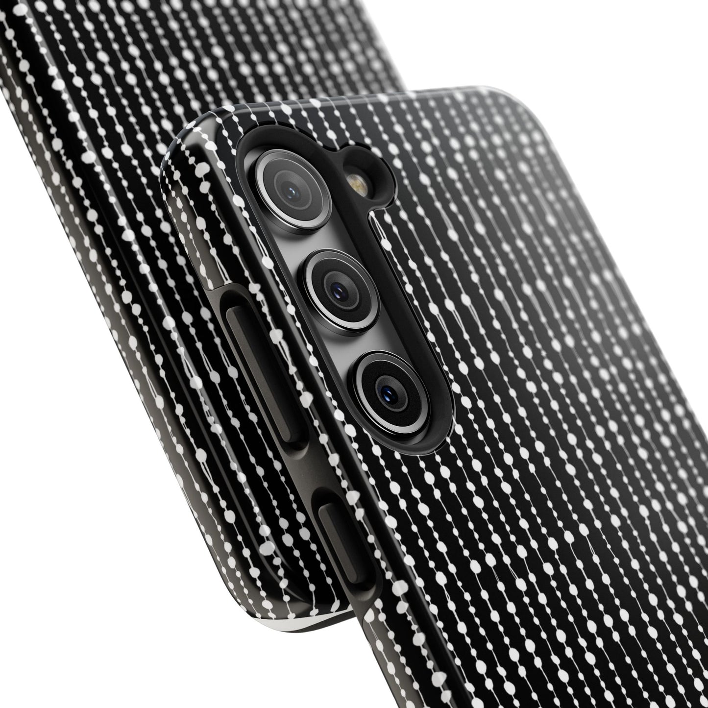 Beaded Curtain Black / White Phone Case