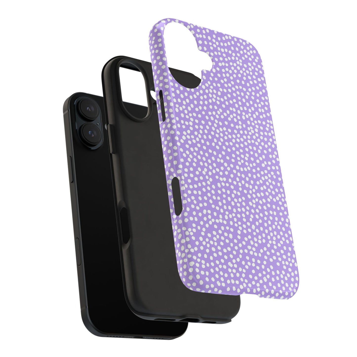 Bitty Dots Lilac / White Phone Case