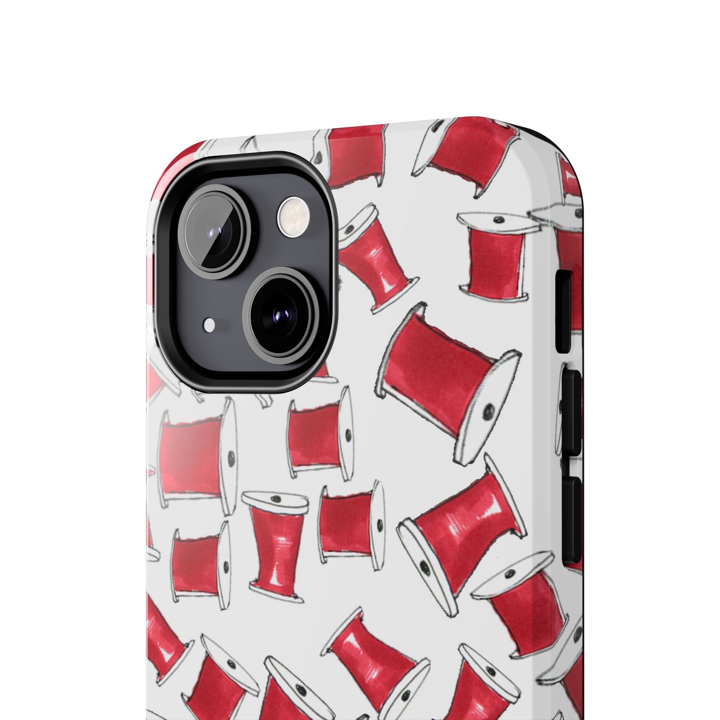 Red Thread White Phone Case