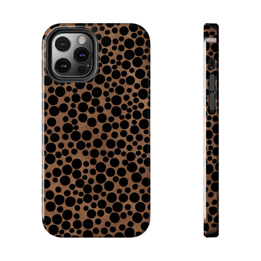 Felt Dots Caramel Phone Case