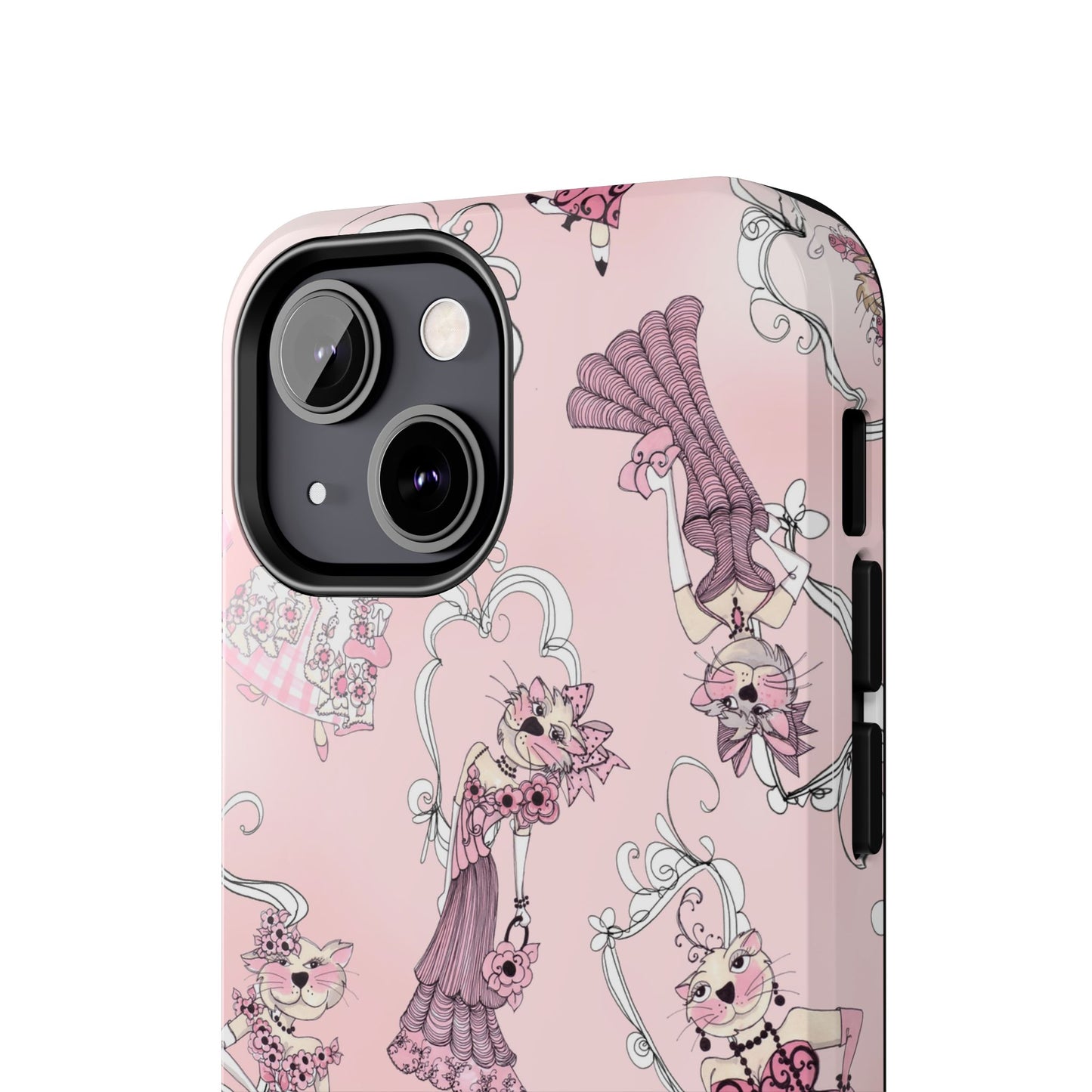 Lady Cats Tossed Phone Case