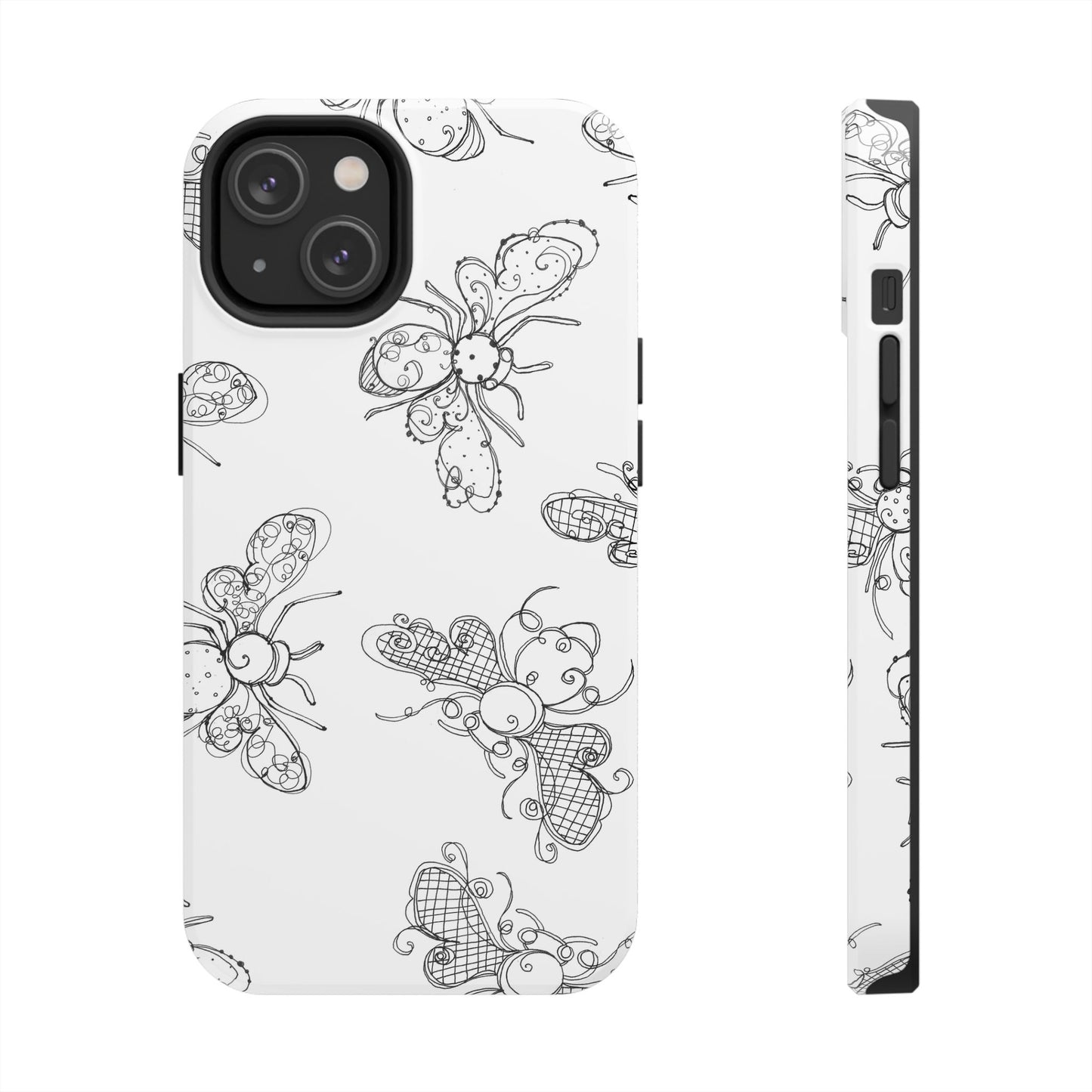 Busy Bees White Phone Case