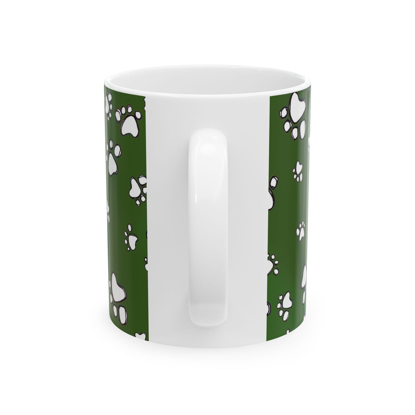 Paw Flakes Green Cup