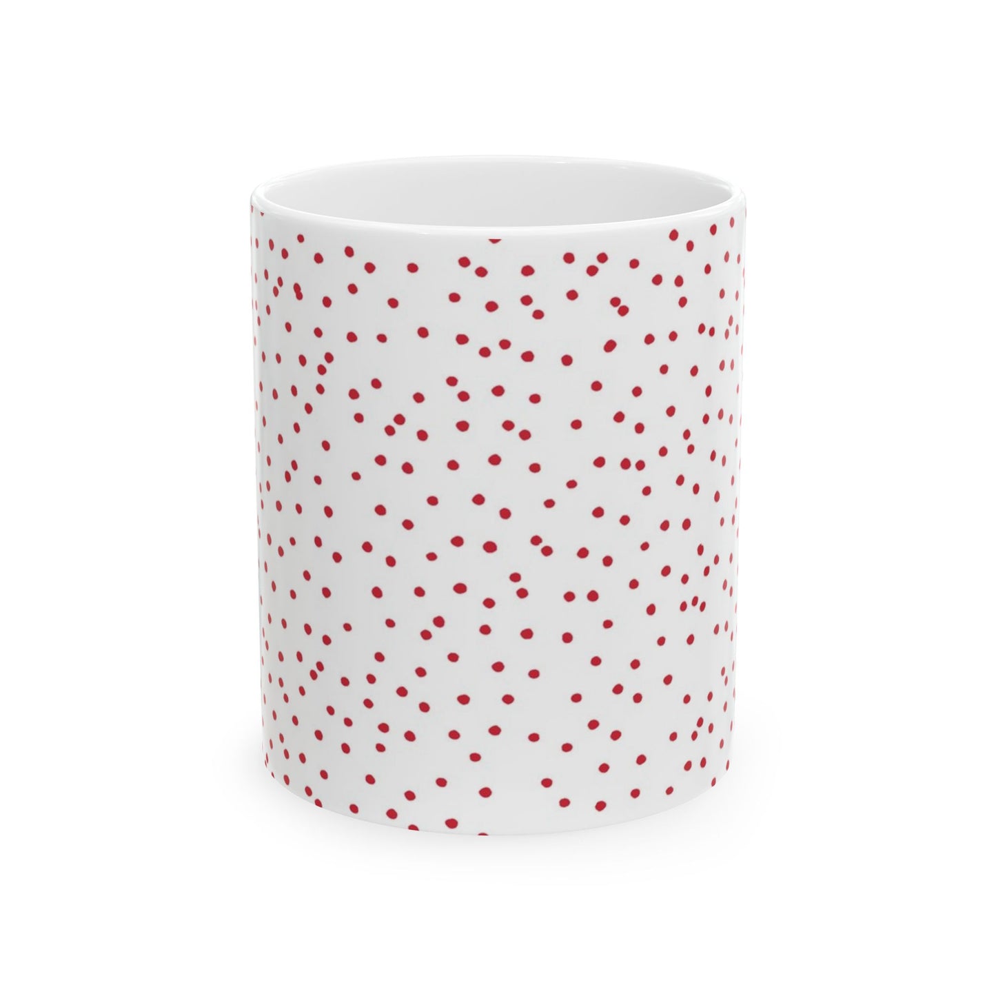 Dinky Dots White / Red Cup