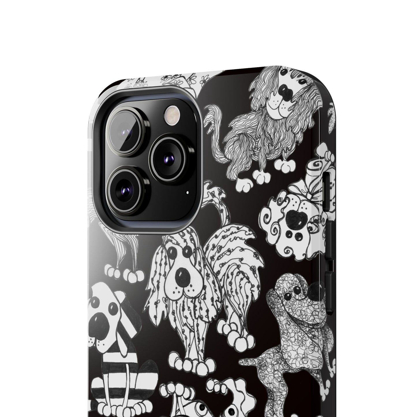 Dear Doggies Black Phone Case
