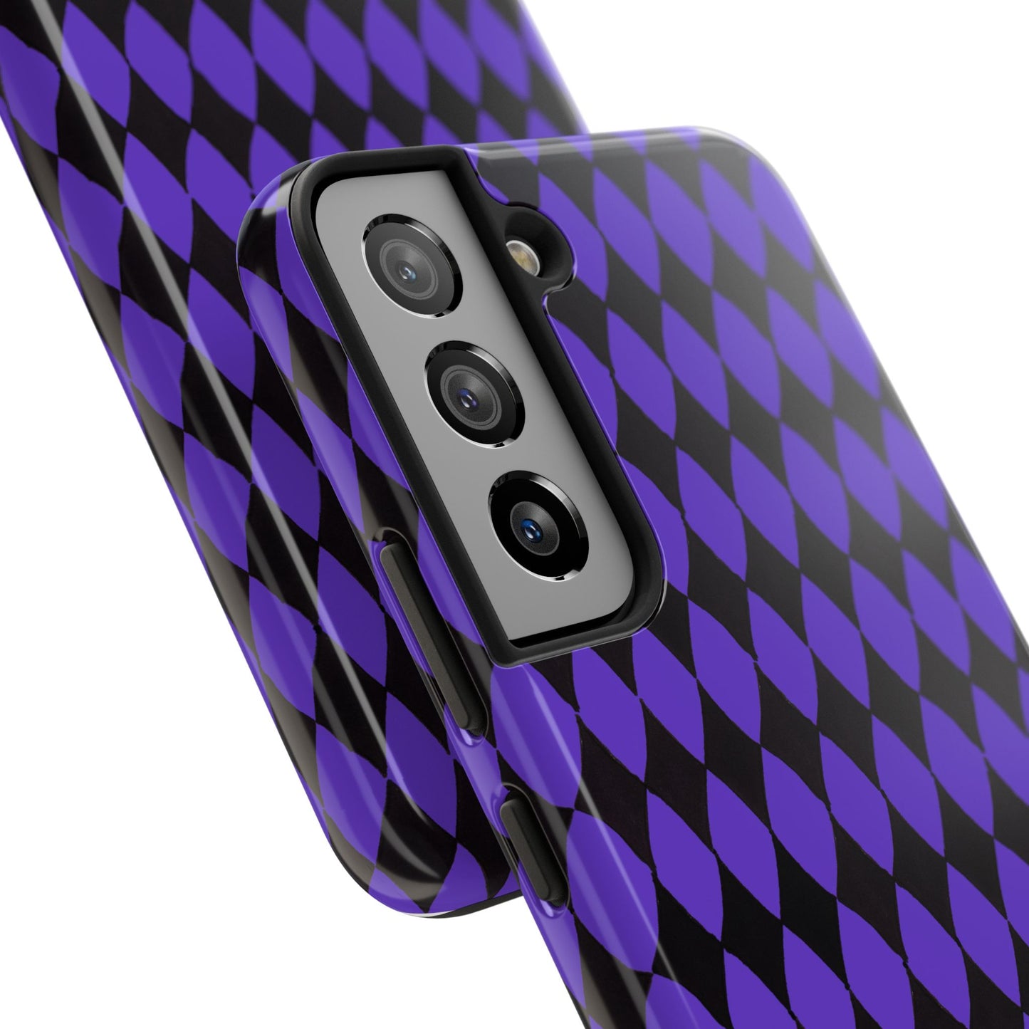 Diamond Purple / Black Phone Case