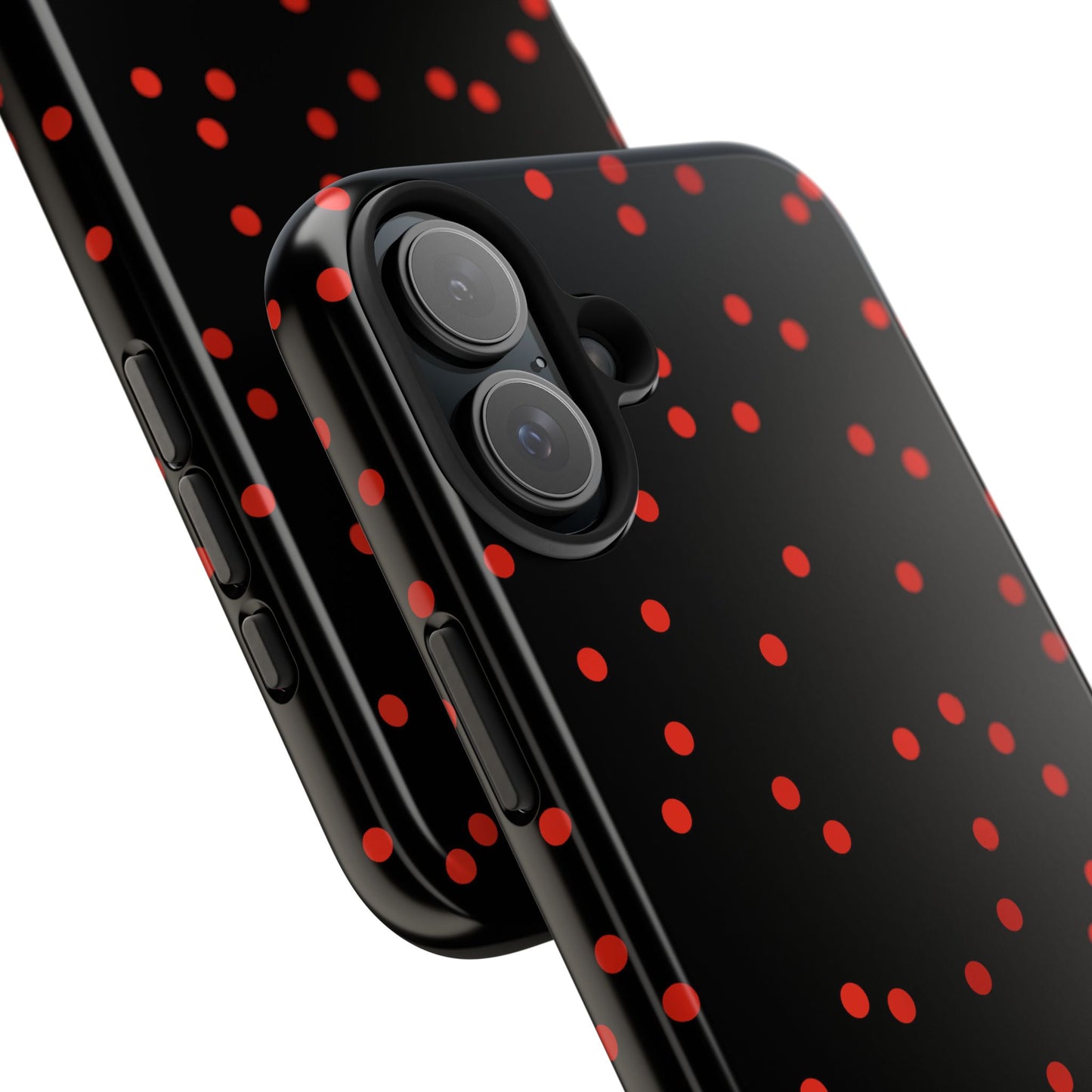 Space Dots Black / Red Phone Case
