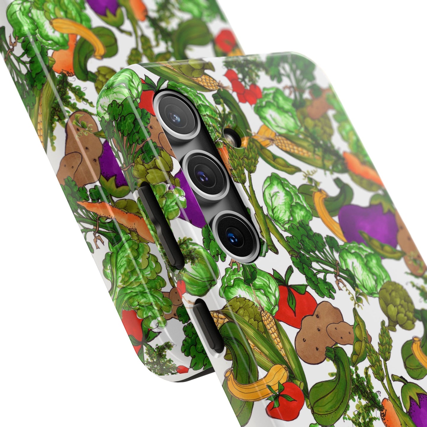 Veggie Jungle White Phone Case