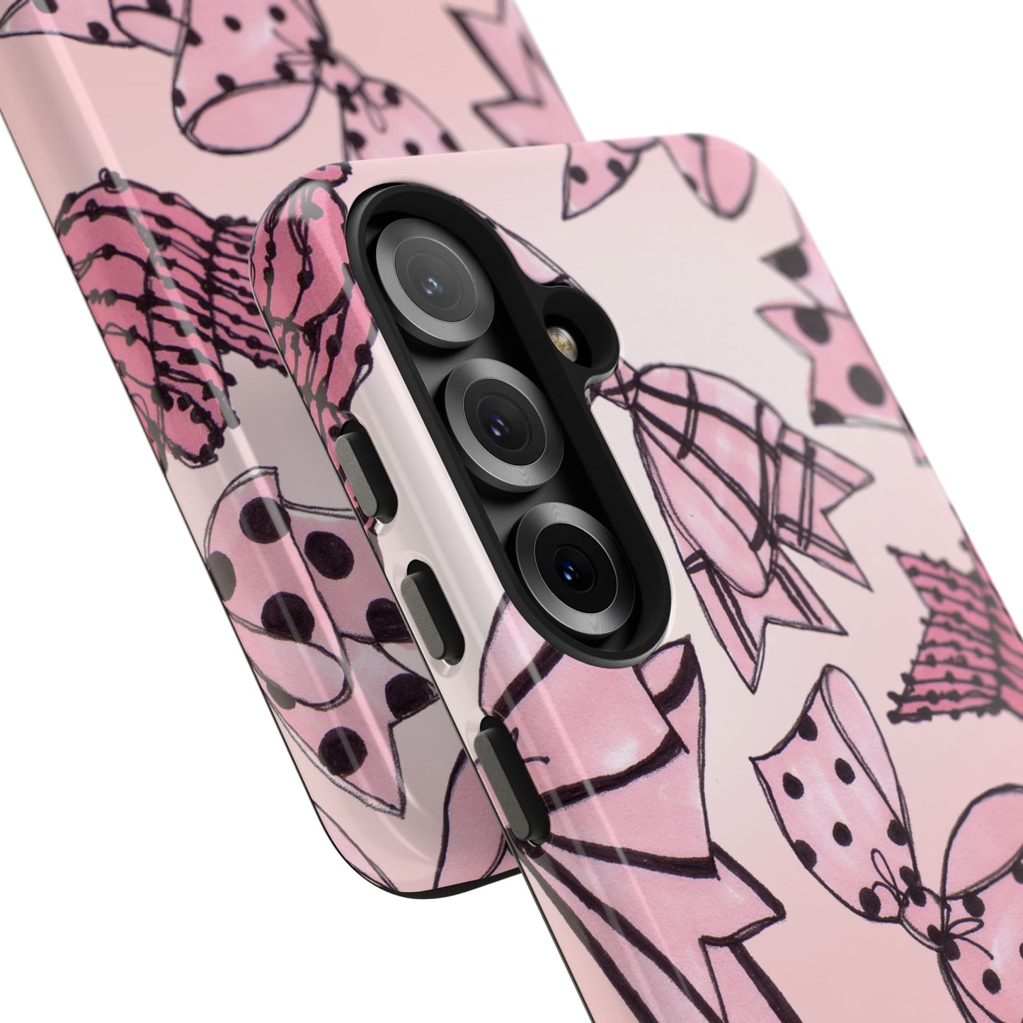 Cat Bows Pink Phone Case