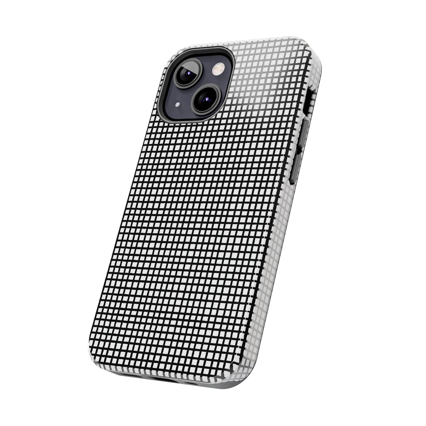 Chipper Check Black Phone Case