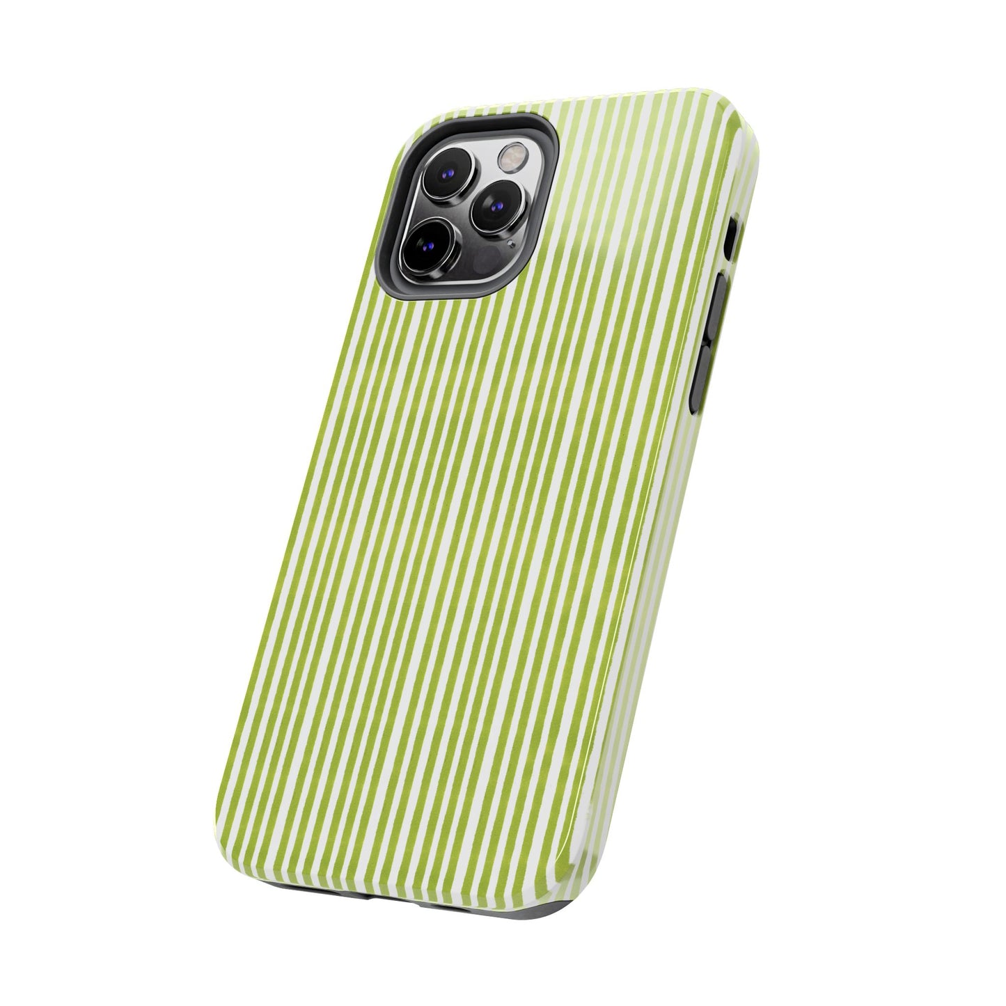 Lazy Stripe Lime Phone Case
