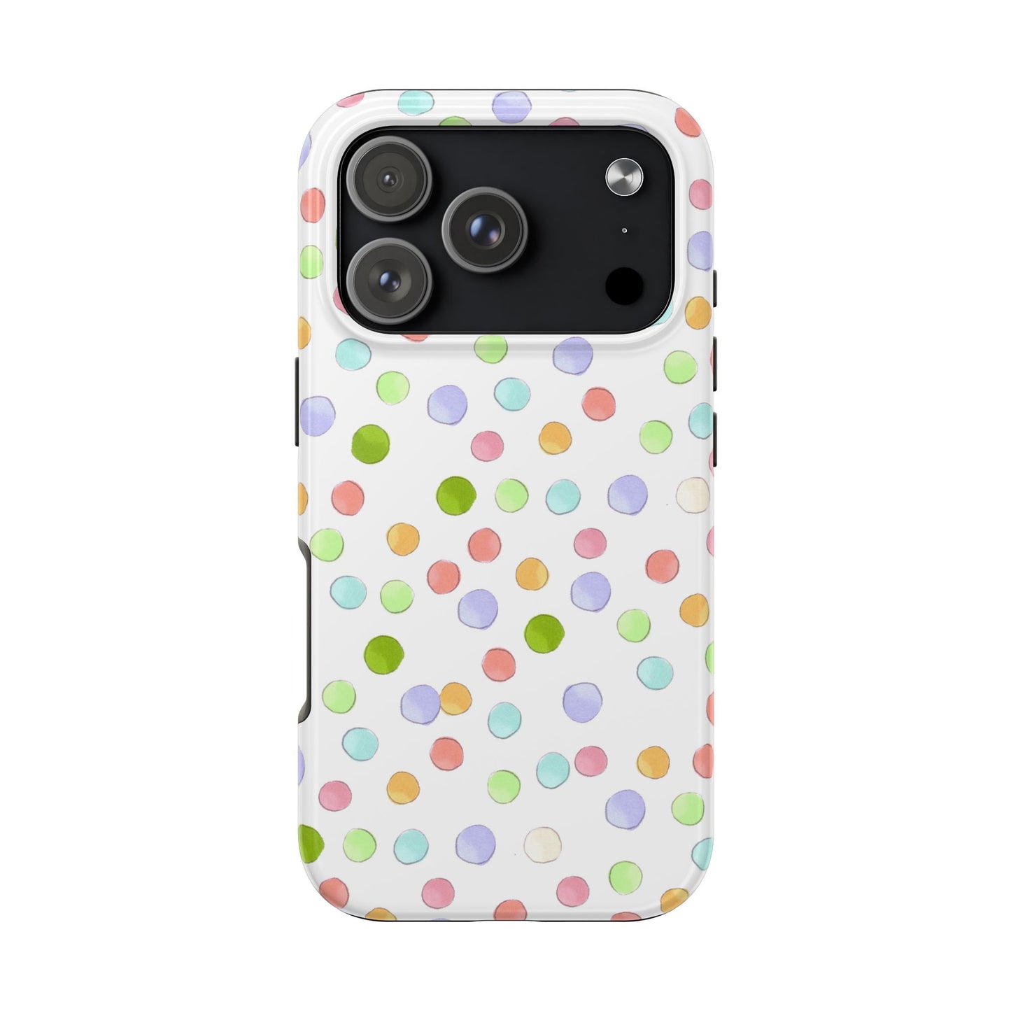 Happy Dots White Phone Case