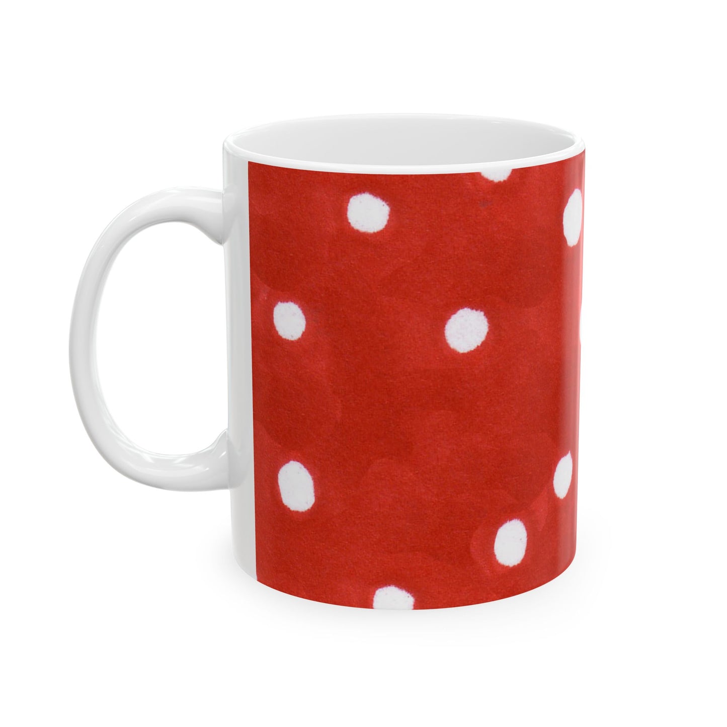 Dinky Dots Red / White Cup