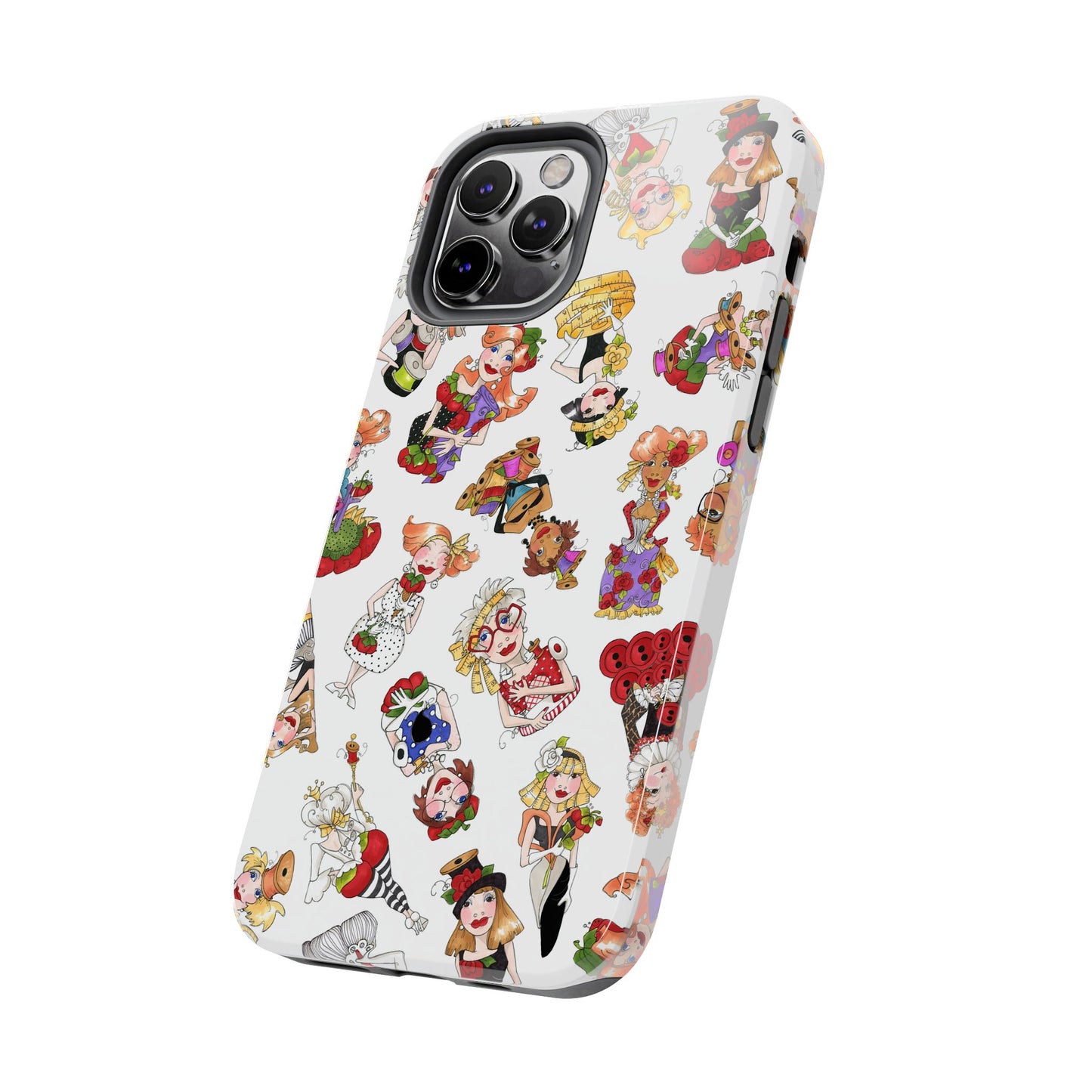 Curious Toss White Phone Case