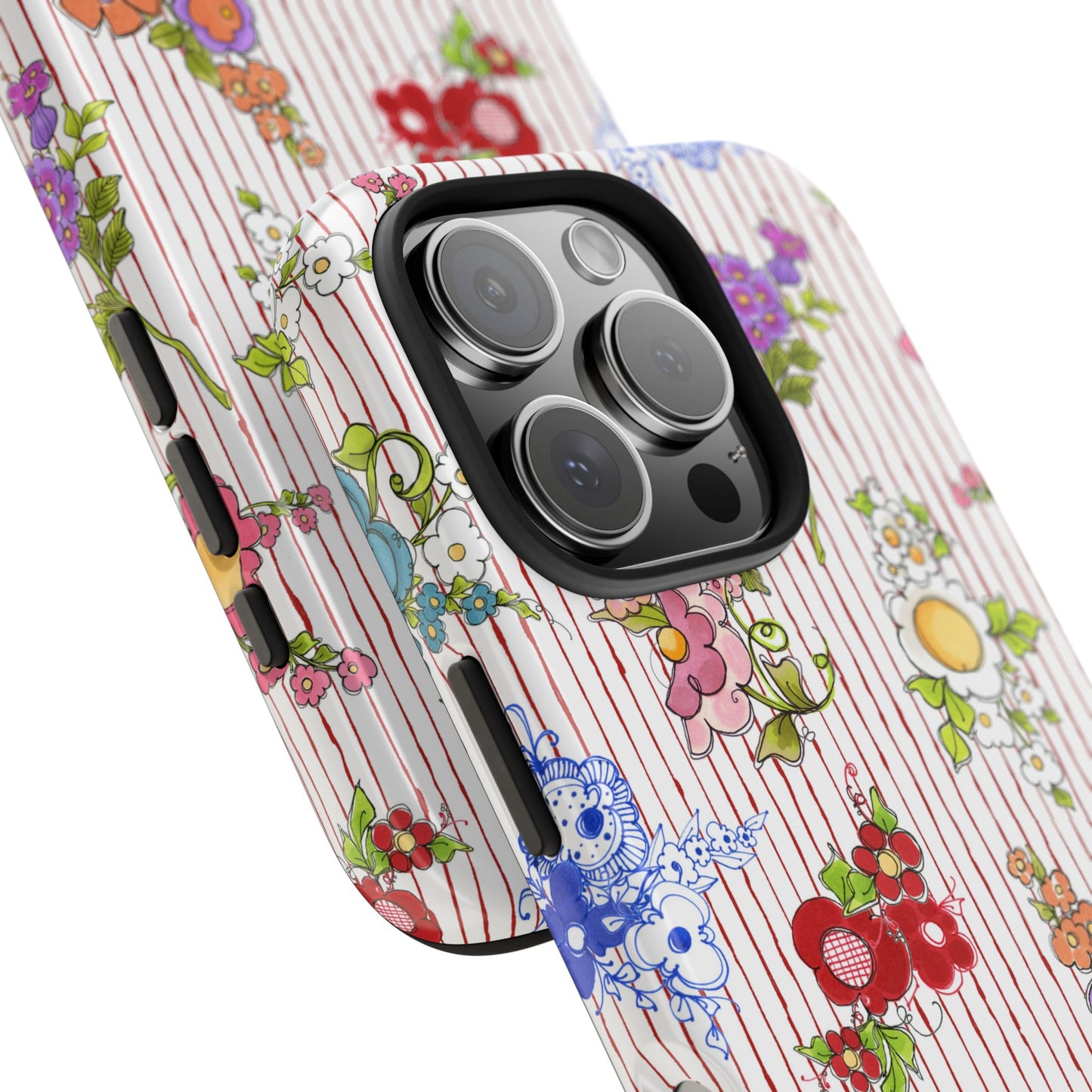 Mixed Bouquets Red / White Phone Case