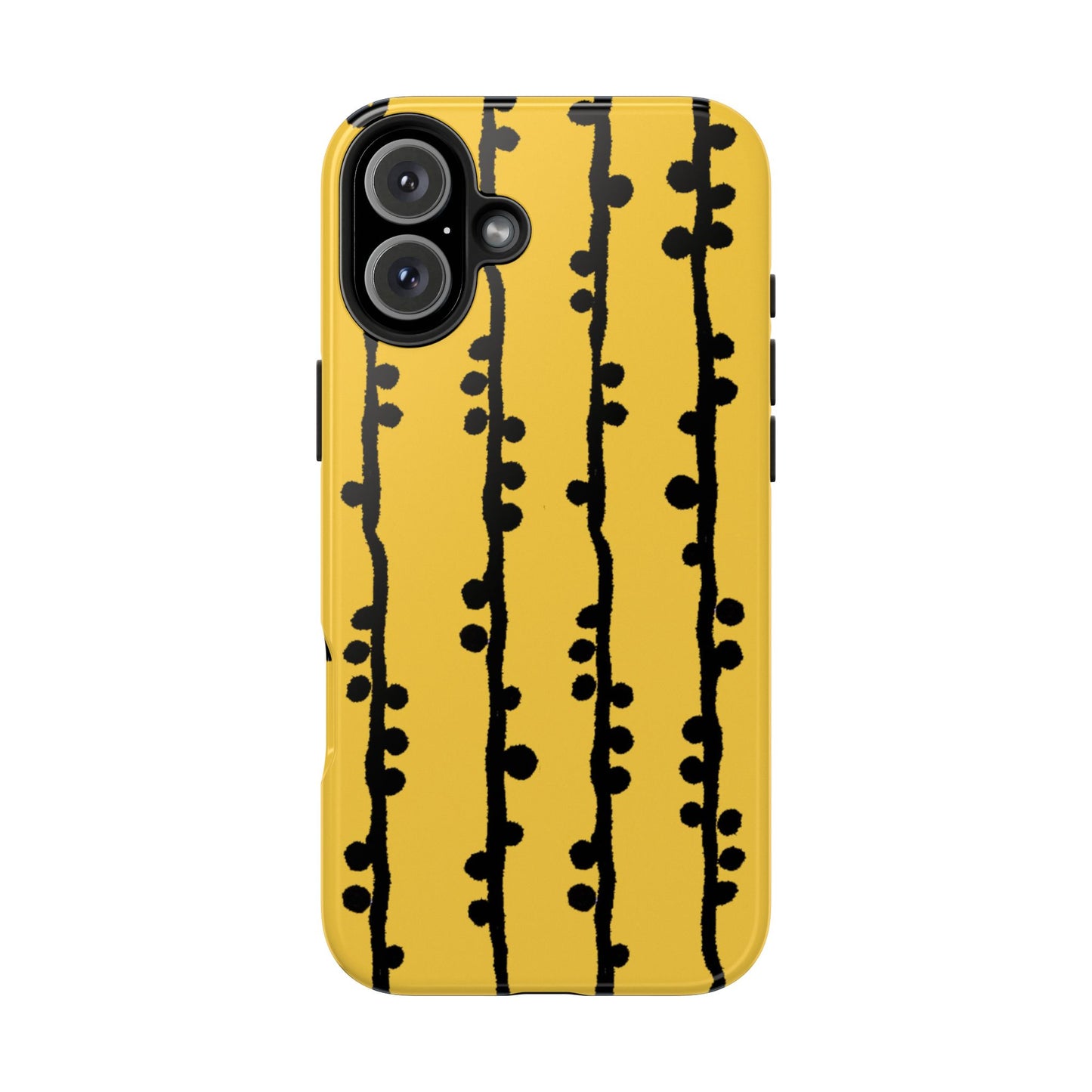 Loopy Stripe Yellow Phone Case