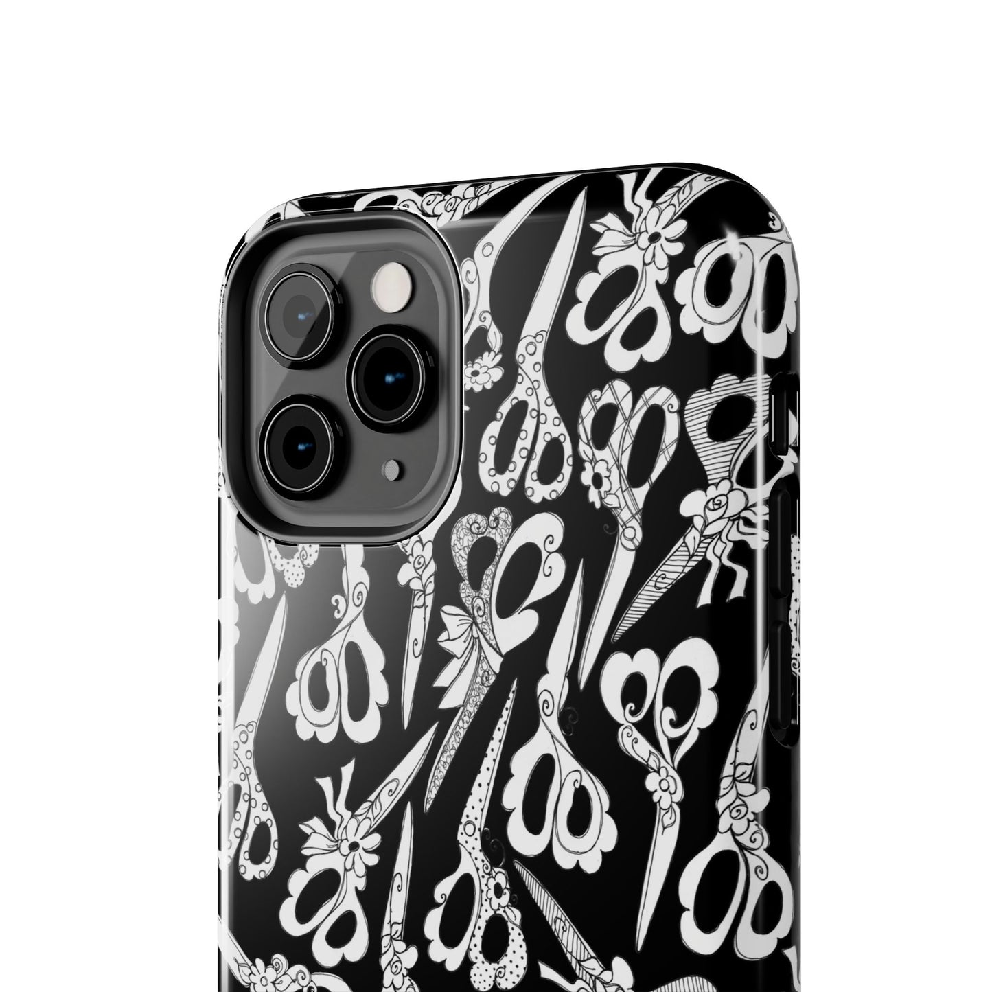 Scissor Blizzard Black Phone Case