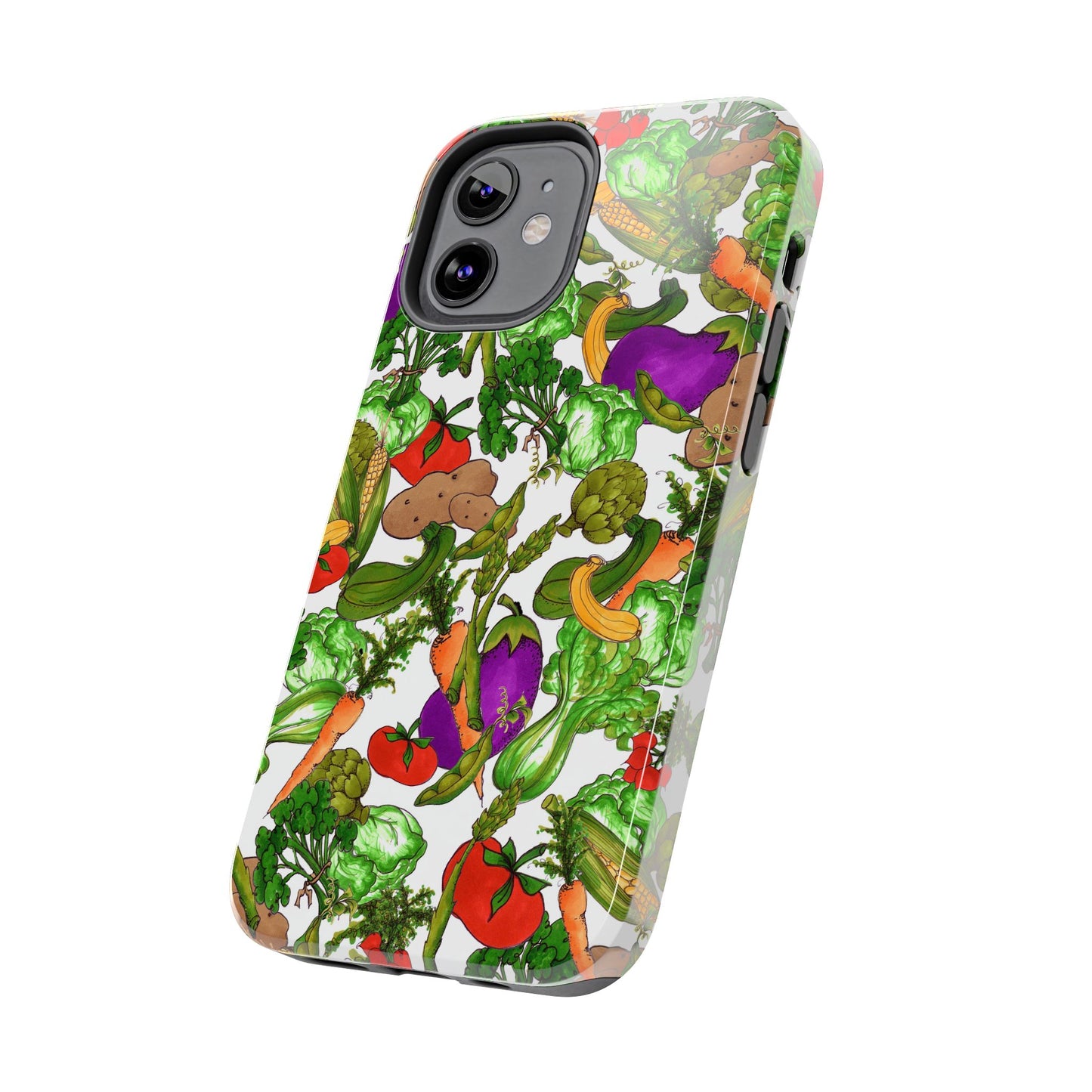 Veggie Jungle White Phone Case