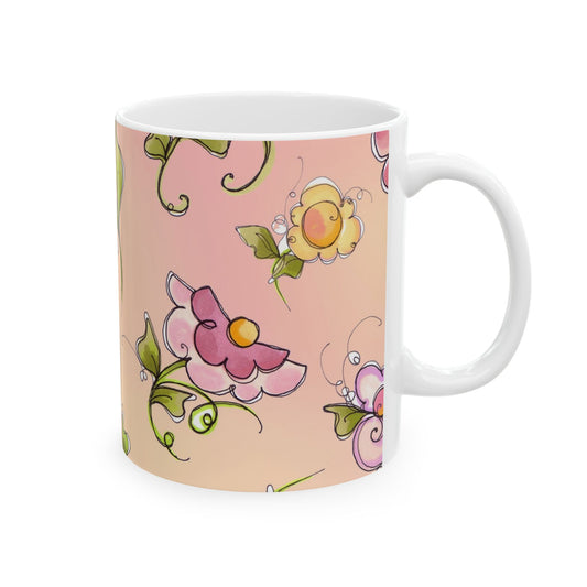 Flower Toss Sunrise Cup