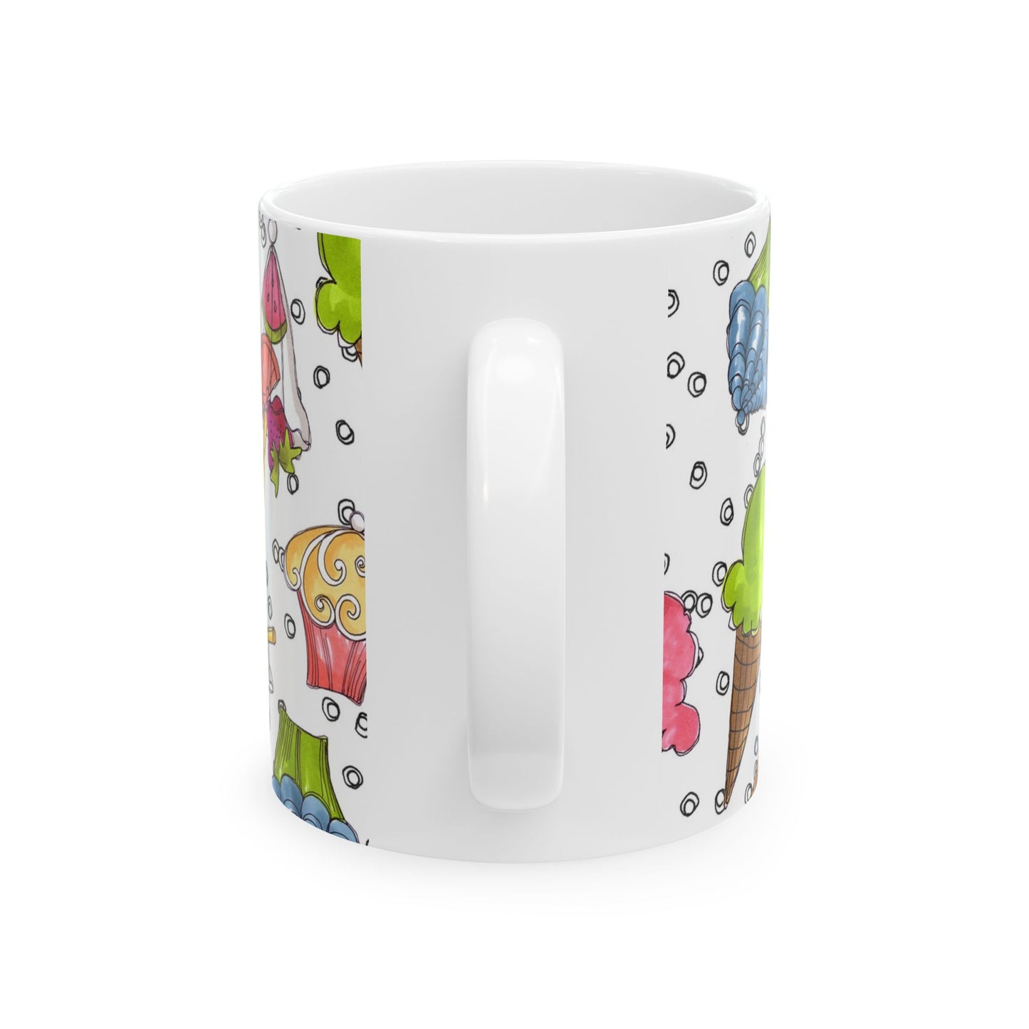 Resort Food White Cup