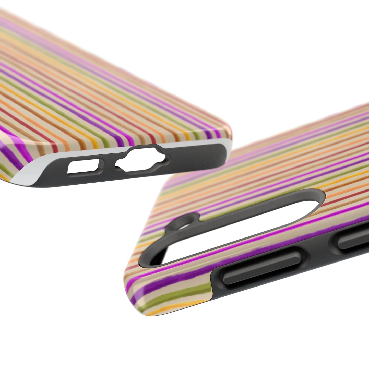 Spice Stripe Muslin Phone Case