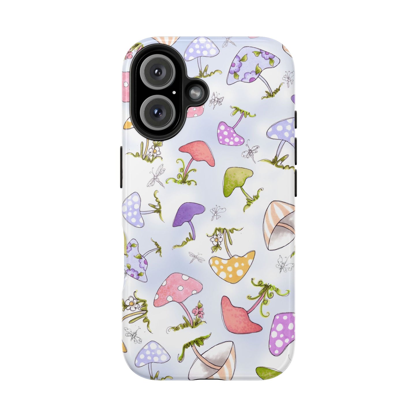 Mushroom Toss Blue Phone Case