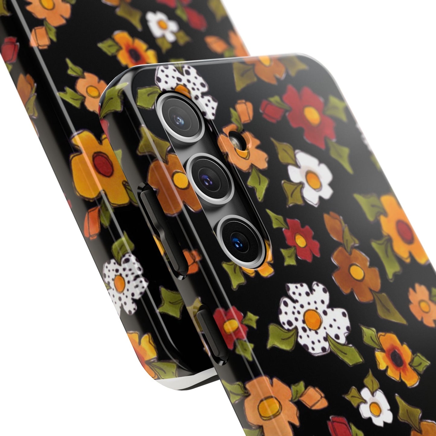 Spice Posie Black Phone Case