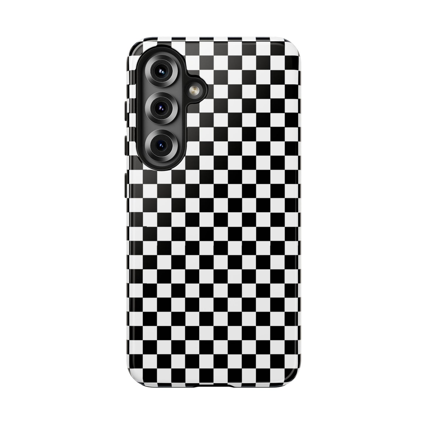 Checkerboard Black / White Phone Case
