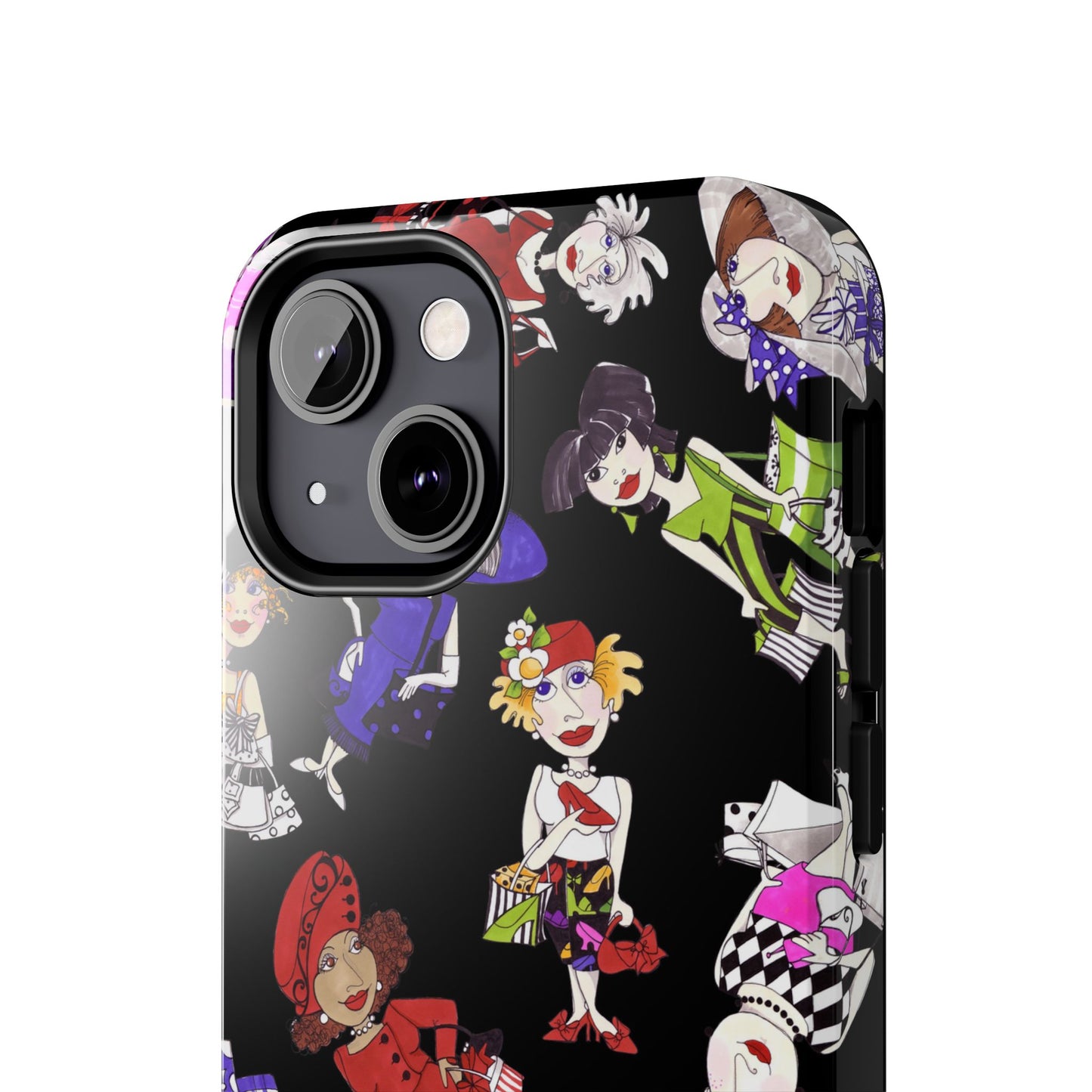 Gone Shopping Tossed Black Phone Case