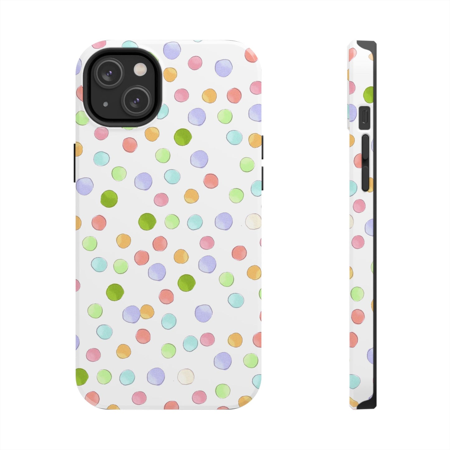 Happy Dots White Phone Case