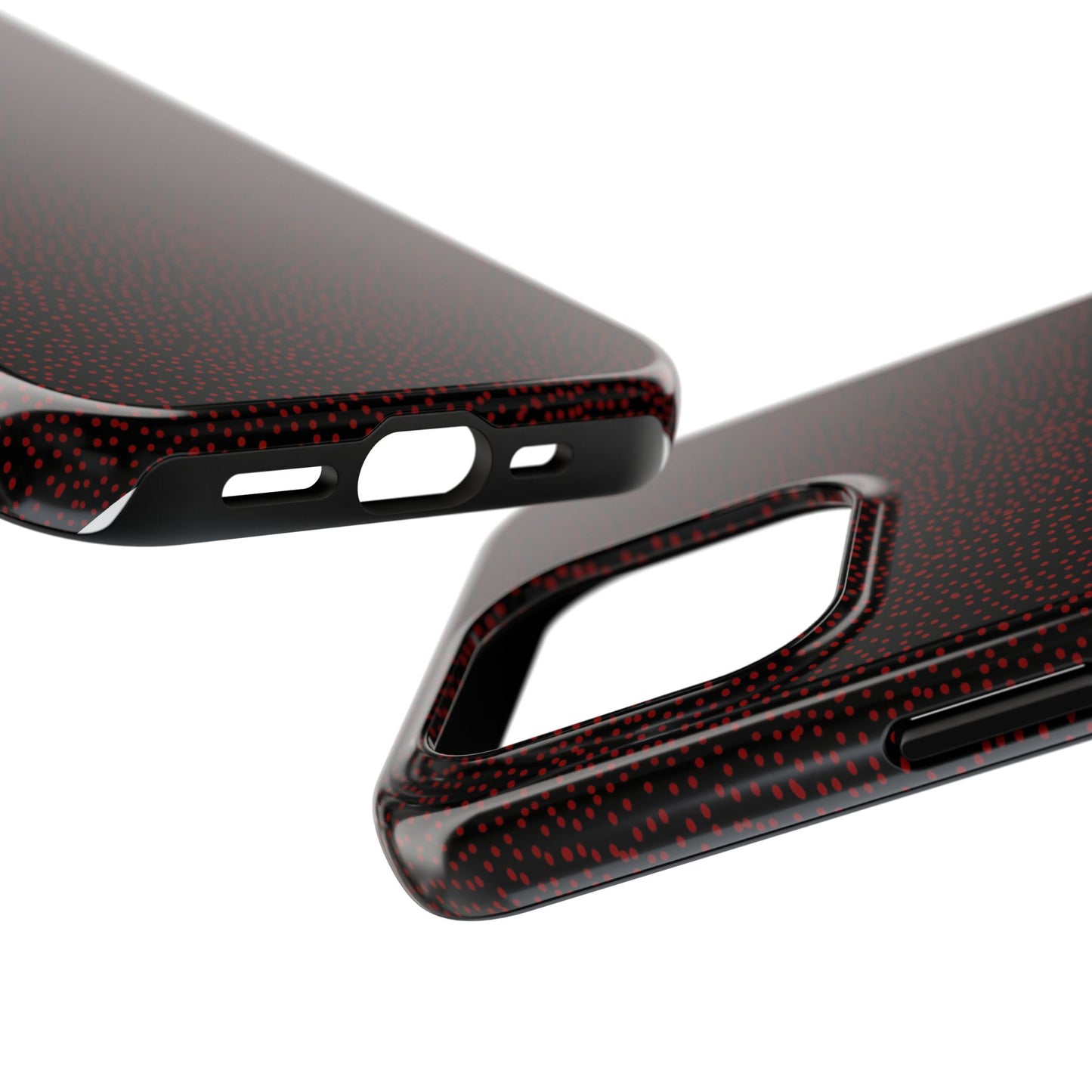 Mini Dot Black / Red Phone Case