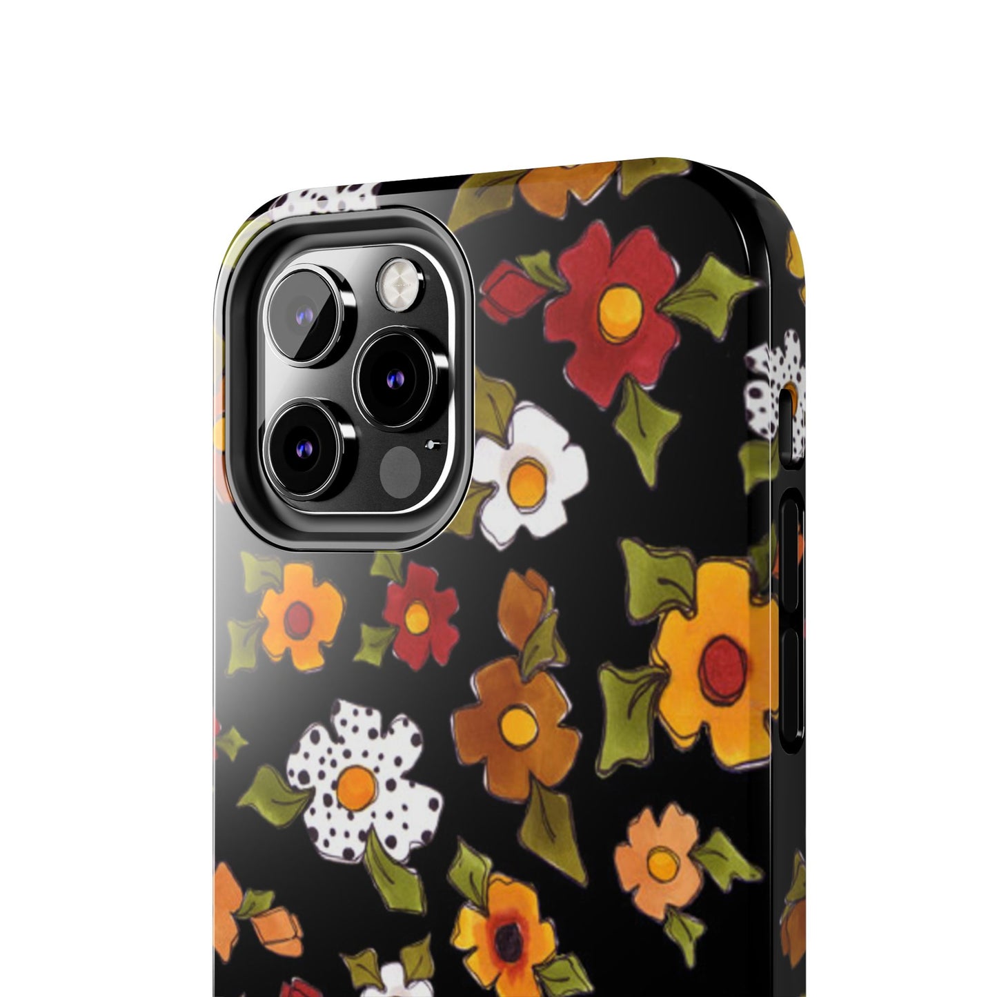 Spice Posie Black Phone Case