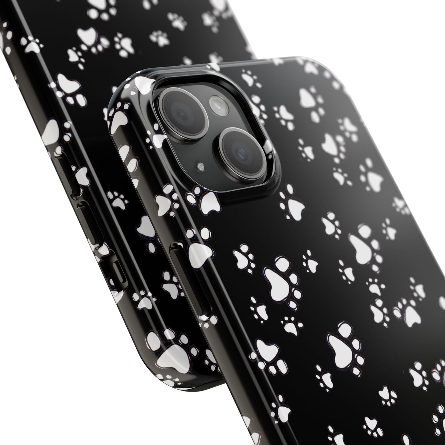 Paw Flakes Black Phone Case