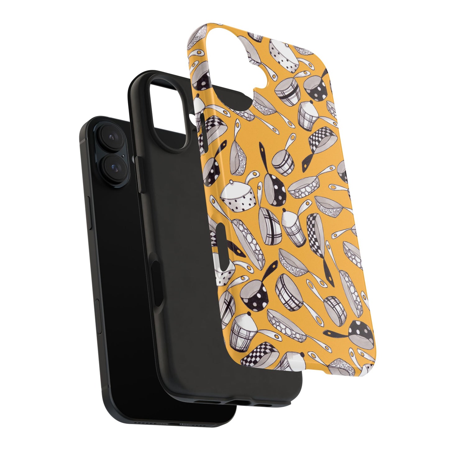 Pots & Pans Flyin' Yellow Phone Case