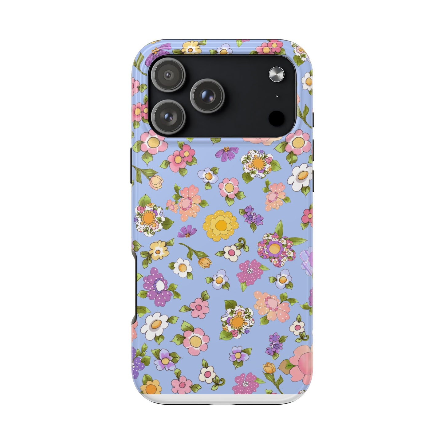 Flowery Blue Phone Case